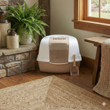 Cat Corner Hooded Litter Tray Box