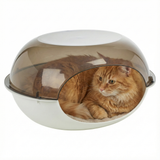 Pet Cat Hooded Kennel Bed