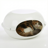 Pet Cat Hooded Kennel Bed