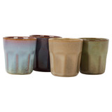 4/8 Pcs 90ml Porcelain Espresso Coffee Mugs Set