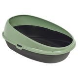 Oval Cat Litter Tray Box with Rim