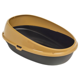 Oval Cat Litter Tray Box with Rim