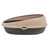 Oval Cat Litter Tray Box with Rim