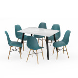 120cm Soho Dining Table and Chairs Set