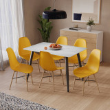 120cm Soho Dining Table and Chairs Set