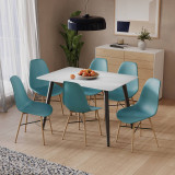 120cm Soho Dining Table and Chairs Set