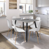 120cm Soho Dining Table and Chairs Set