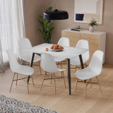 120cm Soho Dining Table and Chairs Set