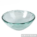 Large Glass Fruit Bowl 29cm