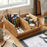 Wooden Cosmetic Organiser Makeup Storage Box
