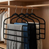 Velvet 4-Bar Trouser Hangers