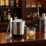 Stainless Steel Ice Bucket And Tongs Set