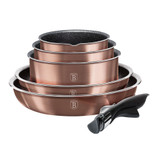 Berlinger Haus 12Pc Rose Gold Aluminium Cookware Set