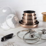 Berlinger Haus 12Pc Rose Gold Aluminium Cookware Set