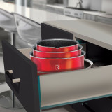 Berlinger Haus 12Pc Burgundy Cookware Pots Pans Set