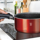 Berlinger Haus 12Pc Burgundy Cookware Pots Pans Set
