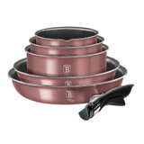 Berlinger Haus 12Pc Rose Aluminium Cookware Set