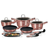 Berlinger Haus 12 Pc Rose Cookware Set With Grill