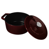 Berlinger Haus 20 cm Burgundy Round Cast Iron Casserole Pot