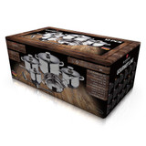 Blauman Gourmet 12 Pc Stainless Steel Cookware Set