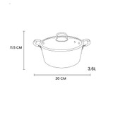 Blauman 13Pc Stainless Steel Cookware Set With Chip Basket