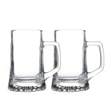 510ml Stern Tankard Glass Beer Mugs