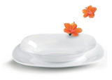 Bormioli Rocco 19pc Opal Glass Tableware Dinner Set