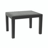 Rattan Look Plastic Anthracite Garden Coffee Table