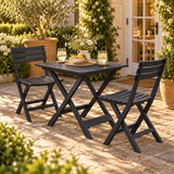 Plastic Garden Table with Chairs