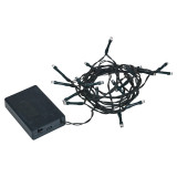 3-Piece Christmas Decoration Set: 2 Trees, 1 Wreath with LED Bulbs