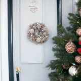 34cm Christmas Wreaths with Pine Cone Ornaments