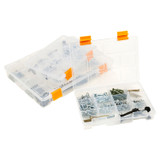 3 Piece Plastic Compartment Storage Organiser Case