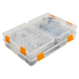3 Piece Plastic Compartment Storage Organiser Case