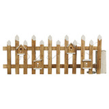 30 LED Wooden Snow Fence - Christmas Tree Skirt Stand Cover