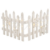 2pc Set 30 LED Wooden Christmas Snow Fence