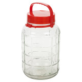 5L Large Glass Preserving Jar With Carry Handle