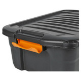 30L Heavy Duty Black Plastic Storage Box