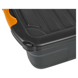 30L Heavy Duty Black Plastic Storage Box