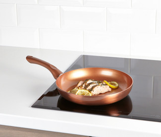 24+28cm Copper Induction Frying Pan Set