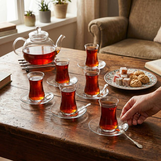 170ml 6pcs Tea And Saucer Set