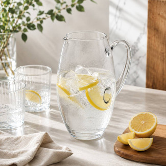 2.4L Handcrafted Crystallin Glass Water Jug