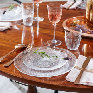 18PCS Luminarc Tempered Glass Dinner Set