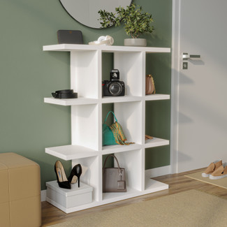 4-Tier Modular Display Shelving Unit