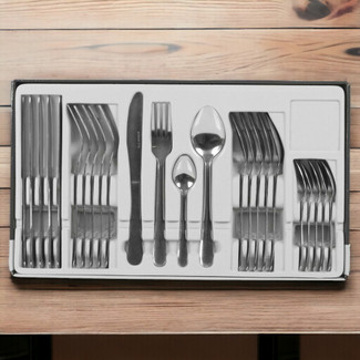 24-PC Stainless Steel Cutlery Set