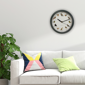 Wall Clock With Bird Song Sounds