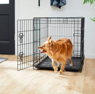 36" Foldable Metal Dog Cage Carrier