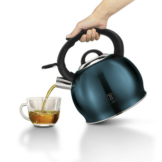 Berlinger Haus 3L Aquamarine Stainless Steel Whistling Kettle