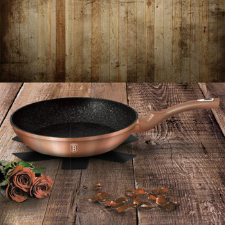 Berlinger Haus 3pc Rose Gold Aluminium Frying Grill Pan