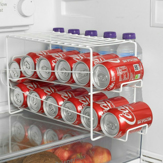 12 Soda Can Fridge Storage Rack Organiser 12 Soda Can Fridge Storage Rack Organiser