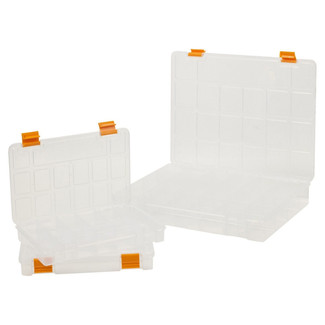 3 Pcs Screws Nails Compartment Tool Set Slot Storage Box